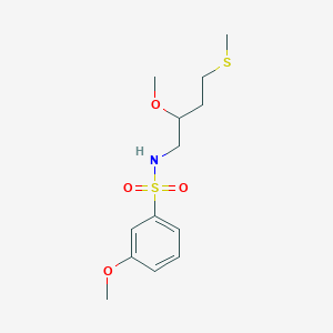 3-Methoxy-N-(2-methoxy-4-methylsulfanylbutyl)benzenesulfonamide
