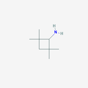 molecular formula C8H17N B2702346 2,2,4,4-Tetramethylcyclobutan-1-amine CAS No. 80874-89-1