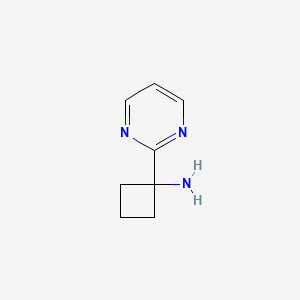 1-(Pyrimidin-2-yl)cyclobutan-1-amine