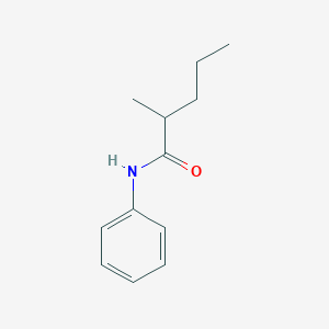 molecular formula C12H17NO B270237 2-methyl-N-phenylpentanamide 