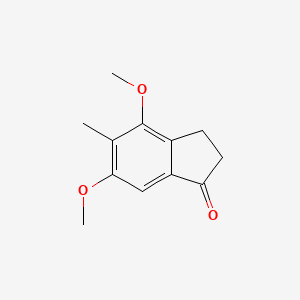 molecular formula C12H14O3 B2702374 4,6-二甲氧基-5-甲基-2,3-二氢-1H-茚酮 CAS No. 57122-06-2