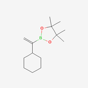 2-(1-Cyclohexylvinyl)-4,4,5,5-tetramethyl-1,3,2-dioxaborolane