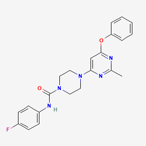 N-(4-fluorophenyl)-4-(2-methyl-6-phenoxypyrimidin-4-yl)piperazine-1-carboxamide