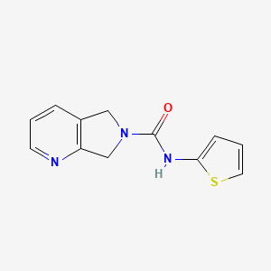 N-(thiophen-2-yl)-5H-pyrrolo[3,4-b]pyridine-6(7H)-carboxamide