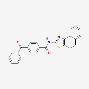 4-benzoyl-N-(4,5-dihydronaphtho[1,2-d]thiazol-2-yl)benzamide