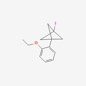 molecular formula C13H15IO B2702402 1-(2-Ethoxyphenyl)-3-iodobicyclo[1.1.1]pentane CAS No. 2287313-42-0