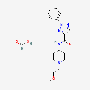 N-(1-(2-methoxyethyl)piperidin-4-yl)-2-phenyl-2H-1,2,3-triazole-4-carboxamide formate