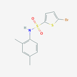 molecular formula C12H12BrNO2S2 B270242 5-bromo-N-(2,4-dimethylphenyl)thiophene-2-sulfonamide 