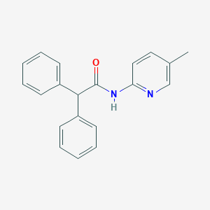 molecular formula C20H18N2O B270244 N-(5-methylpyridin-2-yl)-2,2-diphenylacetamide 