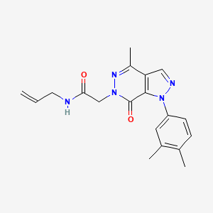 N-allyl-2-(1-(3,4-dimethylphenyl)-4-methyl-7-oxo-1H-pyrazolo[3,4-d]pyridazin-6(7H)-yl)acetamide
