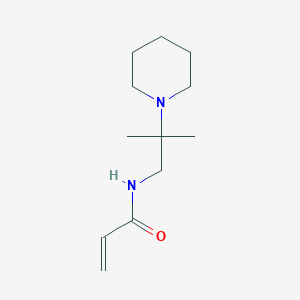 molecular formula C12H22N2O B2702445 N-(2-Methyl-2-piperidin-1-ylpropyl)prop-2-enamide CAS No. 2411288-91-8