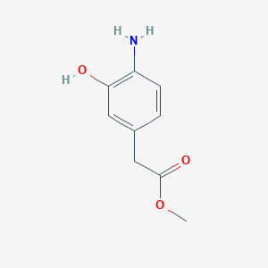 molecular formula C9H11NO3 B2702451 Methyl 2-(4-amino-3-hydroxyphenyl)acetate CAS No. 353525-11-8