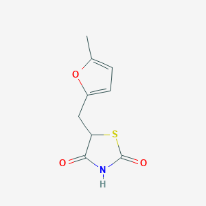 5-[(5-Methylfuran-2-yl)methyl]-1,3-thiazolidine-2,4-dione