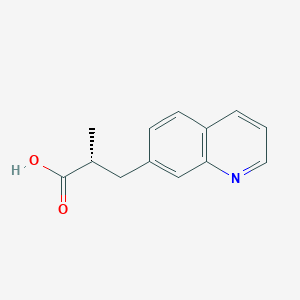 (2R)-2-Methyl-3-quinolin-7-ylpropanoic acid