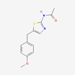 N-[5-(4-methoxybenzyl)-1,3-thiazol-2-yl]acetamide