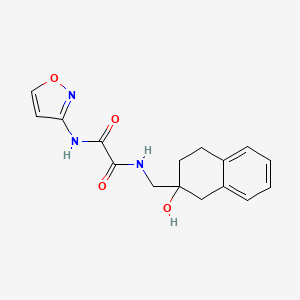 N1-((2-hydroxy-1,2,3,4-tetrahydronaphthalen-2-yl)methyl)-N2-(isoxazol-3-yl)oxalamide