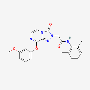 N-(2,6-dimethylphenyl)-2-(8-(3-methoxyphenoxy)-3-oxo-[1,2,4]triazolo[4,3-a]pyrazin-2(3H)-yl)acetamide