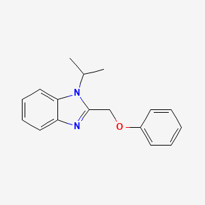 molecular formula C17H18N2O B2702515 1-Isopropyl-2-phenoxymethyl-1H-benzoimidazole CAS No. 373611-05-3