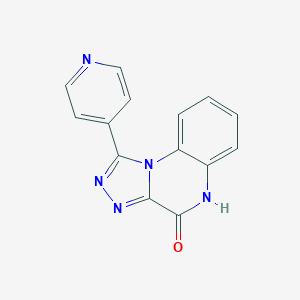 molecular formula C14H9N5O B270255 1-(4-pyridinyl)[1,2,4]triazolo[4,3-a]quinoxalin-4(5H)-one 