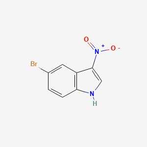molecular formula C8H5BrN2O2 B2702555 5-Bromo-3-nitro-1H-indole CAS No. 1260655-97-7