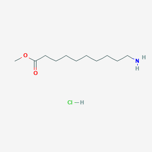 molecular formula C11H24ClNO2 B2702556 Methyl 10-aminodecanoate hydrochloride CAS No. 150840-94-1
