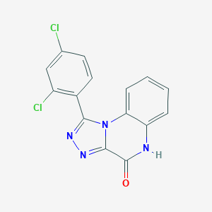molecular formula C15H8Cl2N4O B270256 1-(2,4-dichlorophenyl)-5H-[1,2,4]triazolo[4,3-a]quinoxalin-4-one 