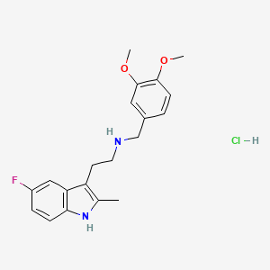 N-(3,4-dimethoxybenzyl)-2-(5-fluoro-2-methyl-1H-indol-3-yl)ethanamine hydrochloride