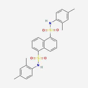 N1,N5-BIS(2,4-DIMETHYLPHENYL)NAPHTHALENE-1,5-DISULFONAMIDE