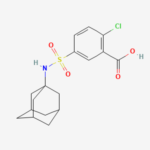 5-(1-Adamantylsulfamoyl)-2-chlorobenzoic acid