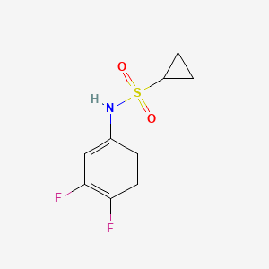 N-(3,4-difluorophenyl)cyclopropanesulfonamide