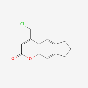 4-(chloromethyl)-7,8-dihydrocyclopenta[g]chromen-2(6H)-one