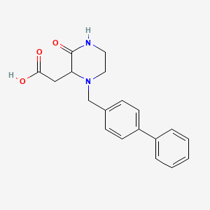 [1-(4-Biphenylylmethyl)-3-oxo-2-piperazinyl]-acetic acid