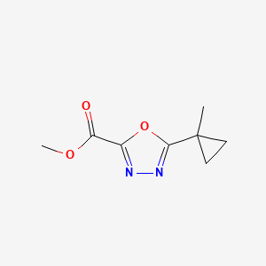 Methyl 5-(1-methylcyclopropyl)-1,3,4-oxadiazole-2-carboxylate