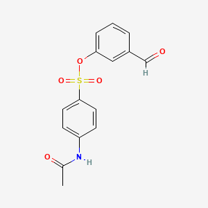 3-Formylphenyl 4-(acetylamino)benzenesulfonate