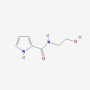 molecular formula C7H10N2O2 B2702713 N-(2-hydroxyethyl)-1H-pyrrole-2-carboxamide CAS No. 1153189-07-1