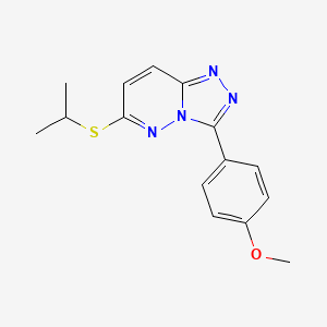 6-(Isopropylthio)-3-(4-methoxyphenyl)-[1,2,4]triazolo[4,3-b]pyridazine