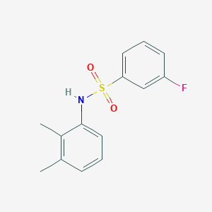 molecular formula C14H14FNO2S B270275 N-(2,3-dimethylphenyl)-3-fluorobenzenesulfonamide 