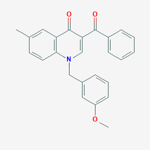 3-Benzoyl-1-[(3-methoxyphenyl)methyl]-6-methyl-1,4-dihydroquinolin-4-one