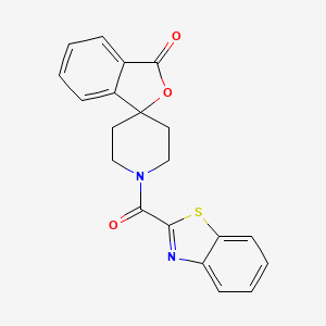 molecular formula C20H16N2O3S B2702810 1'-(benzo[d]thiazole-2-carbonyl)-3H-spiro[isobenzofuran-1,4'-piperidin]-3-one CAS No. 1797272-06-0