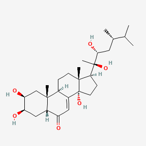 molecular formula C28H46O6 B2702818 Polyporusterone A CAS No. 141360-88-5