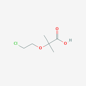 2-(2-Chloroethoxy)-2-methylpropanoic acid