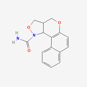 3a,11c-dihydro-3H-benzo[5,6]chromeno[4,3-c]isoxazole-1(4H)-carboxamide