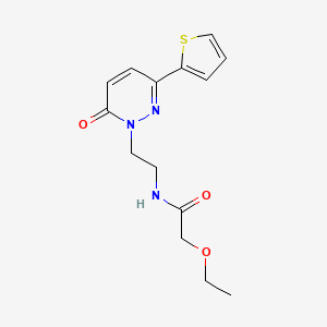 2-ethoxy-N-(2-(6-oxo-3-(thiophen-2-yl)pyridazin-1(6H)-yl)ethyl)acetamide