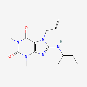 7-allyl-8-(sec-butylamino)-1,3-dimethyl-1H-purine-2,6(3H,7H)-dione