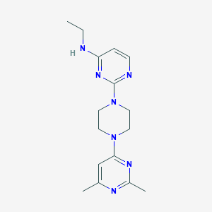 2-[4-(2,6-Dimethylpyrimidin-4-yl)piperazin-1-yl]-N-ethylpyrimidin-4-amine