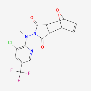 4-[[3-Chloro-5-(trifluoromethyl)-2-pyridinyl](methyl)amino]-10-oxa-4-azatricyclo[5.2.1.0~2,6~]dec-8-ene-3,5-dione