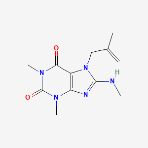 1,3-Dimethyl-8-(methylamino)-7-(2-methylprop-2-enyl)purine-2,6-dione