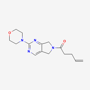 1-(2-morpholino-5H-pyrrolo[3,4-d]pyrimidin-6(7H)-yl)pent-4-en-1-one