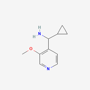 Cyclopropyl(3-methoxypyridin-4-yl)methanamine