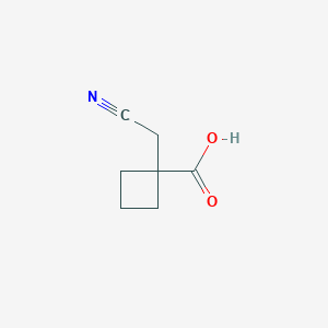 1-(Cyanomethyl)cyclobutane-1-carboxylic acid